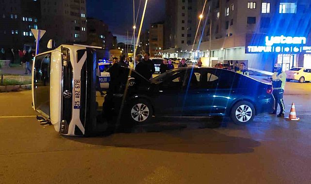 Erzurum'da trafik kazası: 6 yaralı