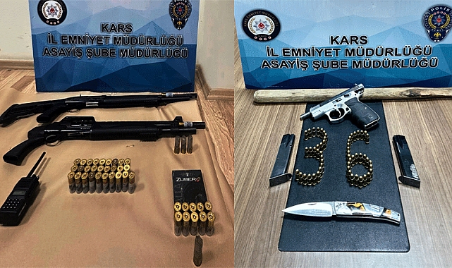 Kars'ta aranan 17 şahıs yakalandı