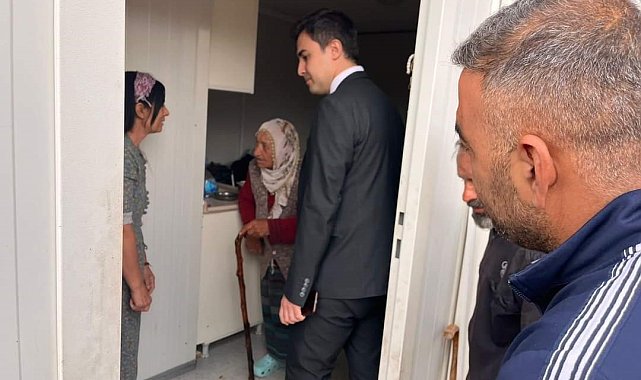 Kaymakam Çelik, yalnız yaşayan Meryem teyzeyle bir araya geldi