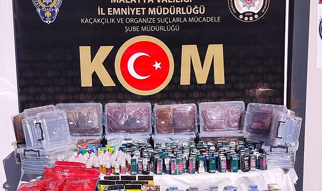 Malatya'da kaçakçılık operasyonu