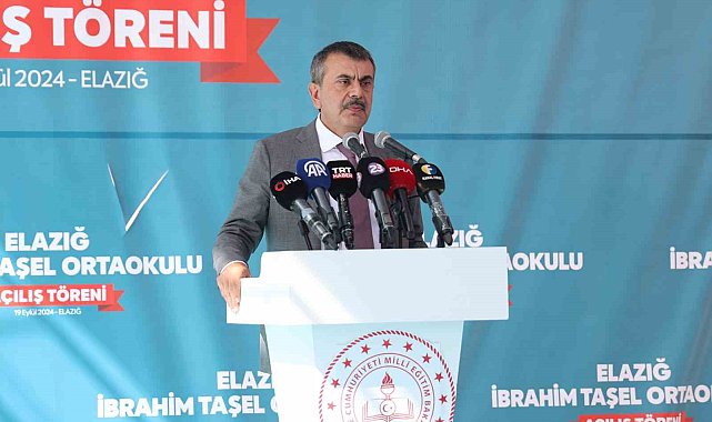 Milli Eğitim Bakanı Tekin: "5 yıldızlı otellerle yarışabilecek okullarımız var"