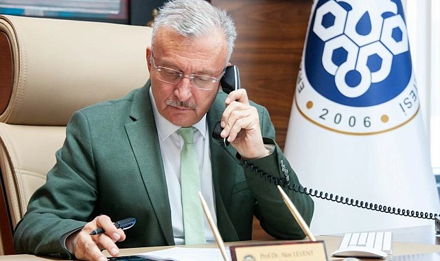 Rektör Levent, "Bölge Gündemi" programının canlı yayın konuğu oldu