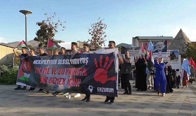 Sağlık çalışanları Gazze'ye yönelik saldırıları protesto etti
