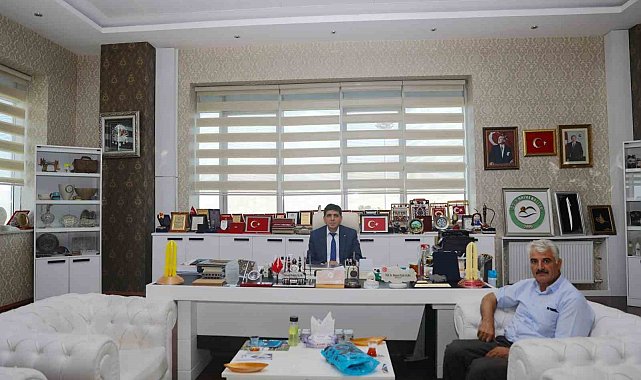 Şehit Er Vedat Zorba'nın babası Mehmet Zorba'dan Rektör Alma'ya ziyaret