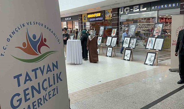 Tatvan'da "resim sergisi" açıldı