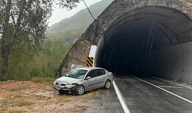 Tunceli'de sağanak yağış kazaya neden oldu