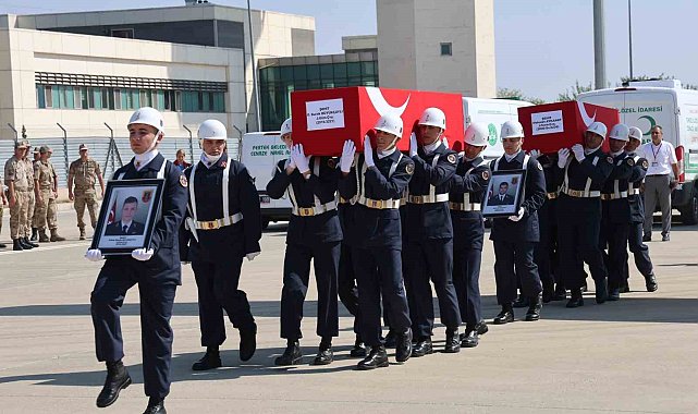 Tunceli'deki kazada şehit olan 4 asker memleketlerine uğurlandı