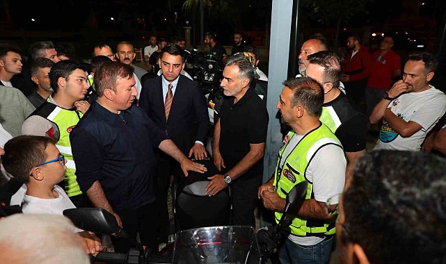 Vali Aydoğdu Erzincan Motosiklet Kulübü ile buluştu
