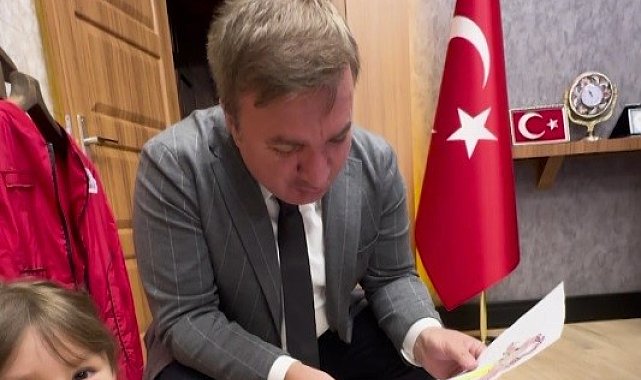 Valinin minik ziyaretçisi gönüllere dokundu