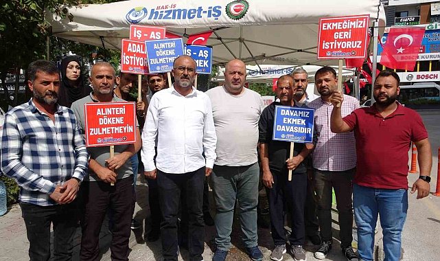 Van'da belediyelerden çıkarılan işçilerin eylemi devam ediyor