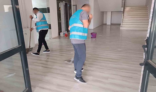 Van'da okullar hükümlülerin dokunuşuyla güzelleşti