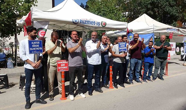 Van'daki işçilerin eylemi 4 aydır devam ediyor