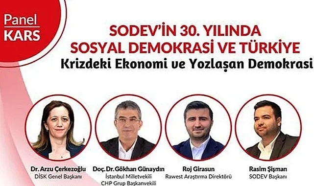 Yıldız'dan "Sosyal Demokrasi" paneline davet