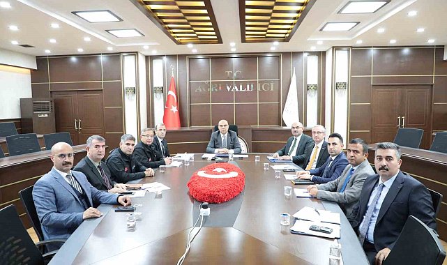 Ağrı İl Afet ve Risk Azaltma Planı İzleme ve Değerlendirme Toplantısı Gerçekleştirildi