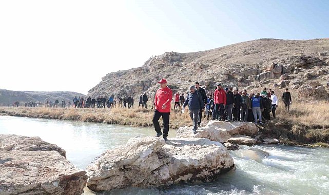 Ağrı'da Diyadin Kanyonu Yürüyüşü yapıldı