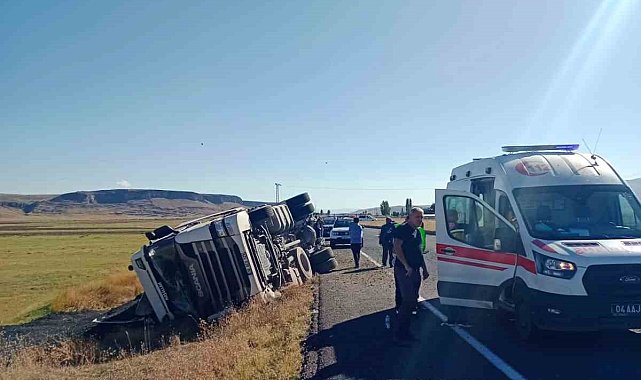 Ağrı'da trafik kazası: 1 yaralı
