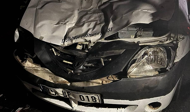 Ardahan'da trafik kazasında 2 kişi yaralandı
