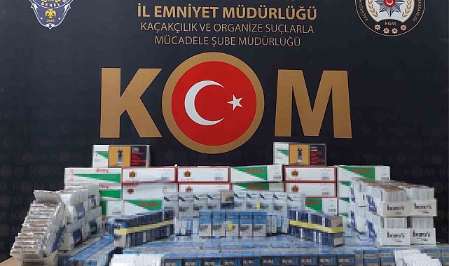 Aşkale'de kaçak sigara operasyonu