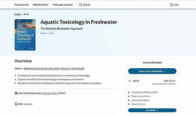 Atatürk Üniversitesi öğretim üyelerinin editörlüğünde hazırlanan kitap, springer yayınevi tarafından yayımlandı