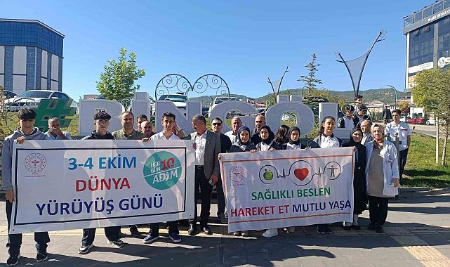 Bingöl'de Dünya Yürüyüş Günü etkinliği