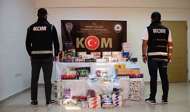 Bingöl'de kaçakçılık operasyonu