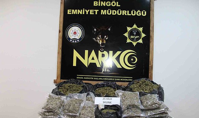 Bingöl'de polis ekipleri uyuşturucuya geçit vermiyor