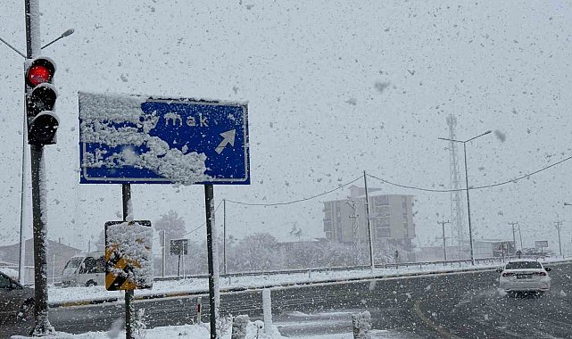 Bitlis'e mevsimin ilk karı yağdı