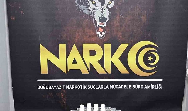 Doğubayazıt'ta 8 kilo metamfetamin ve 32 bin hap ele geçirildi