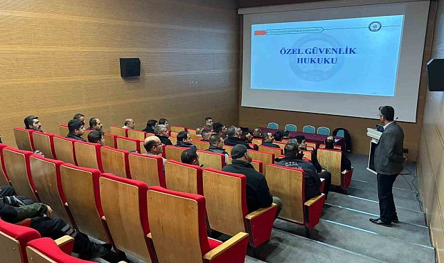 EBYÜ özel güvenlik görevlilerine eğitim