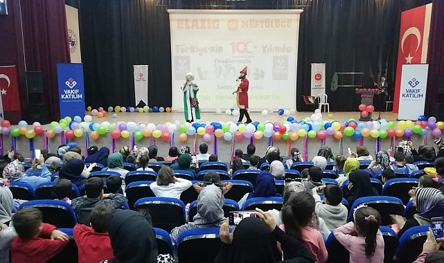 Elazığ'da '100. Yılda Çocuklarımızla 100 Şenlik' etkinliği