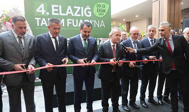 Elazığ'da 4'üncü Tarım Fuarı açıldı