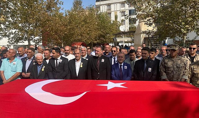 Elazığ'da 70 yaşındaki Kıbrıs gazisi son yolculuğuna uğurlandı