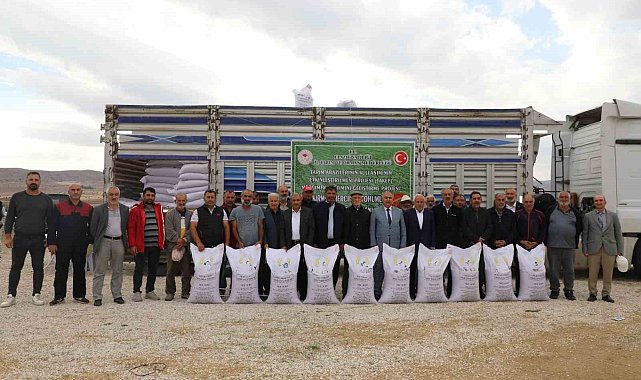 Elazığ'da çiftçilere yüzde 75 hibeli tohum desteği