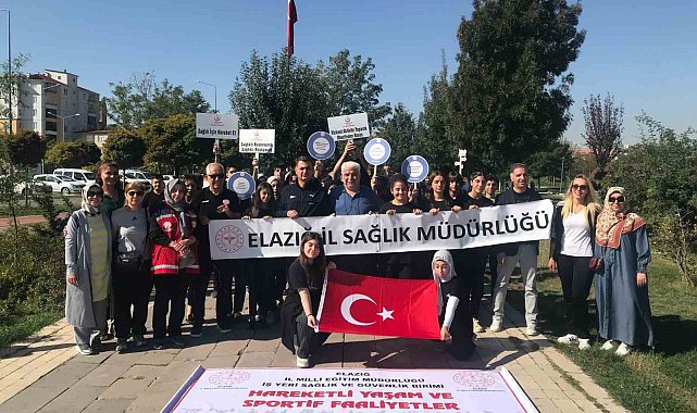Elazığ'da Dünya Yürüyüş Günü etkinlikleri