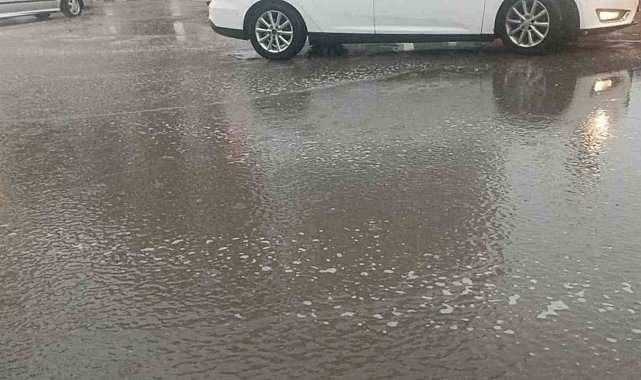 Erciş'te şiddetli yağmur yağışı