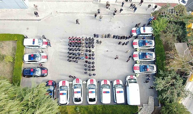 Erzincan Emniyet Müdürlüğüne 13 yeni araç