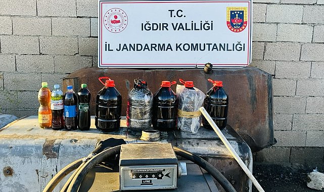 Iğdır İl Jandarma Komutanlığı'ndan kaçakçılık operasyonu
