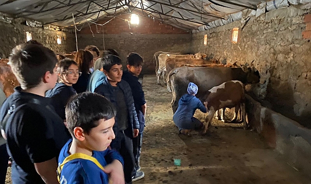 Kampta köy hayatını deneyimlediler