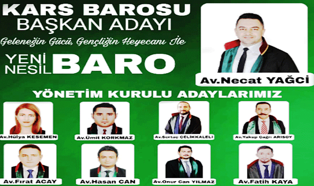 Kars Barosunda seçim takvimi başlıyor