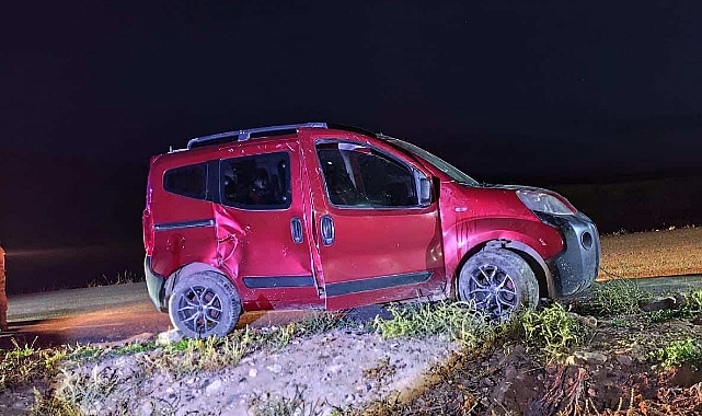 Sarıkamış'ta şarampole devrilen otomobildeki 1 kişi yaralandı