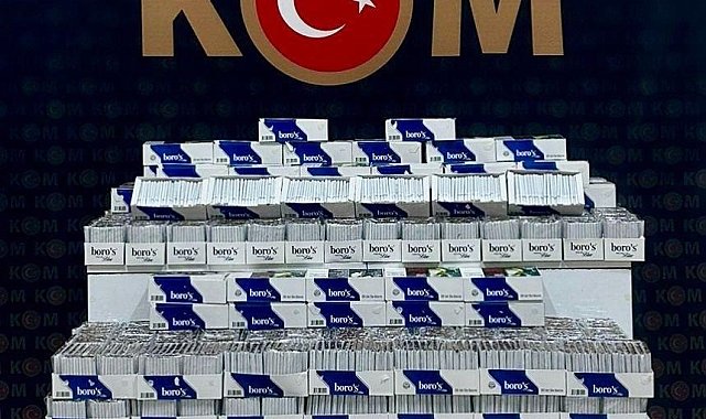 Kars'ta 40 bin makaron ele geçirildi