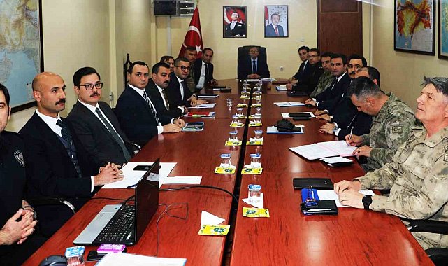 Kars'ta asayiş ve güvenlik masaya yatırıldı