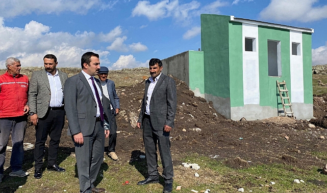 Kaymakam Akköz köylerde yapılan çalışmaları inceledi