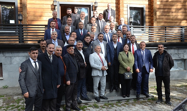 Kaymakam Aslantatar muhtarlarla kahvaltıda bir araya geldi