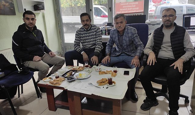 Kaymakam Uzun'dan yerel gazeteye ziyaret