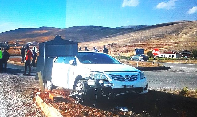 Malatya'da iki otomobil çarpıştı: 1 yaralı