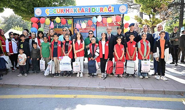 Malatya'da "Çocuk Hakları Durağı" etkinliğiyle farkındalık artırıldı