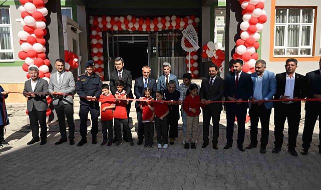 Malatya'da tamamlanan okulun açılışı yapıldı