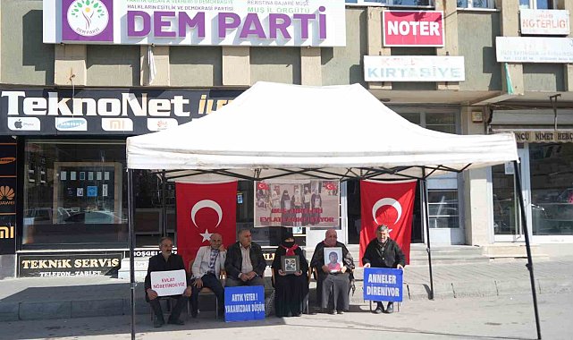 Muşlu ailelerin evlat nöbeti sürüyor
