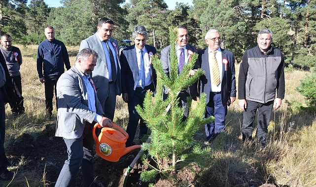 Sarıkamış ve Çanakkale şehitleri anısına hatıra ormanı oluşturuldu